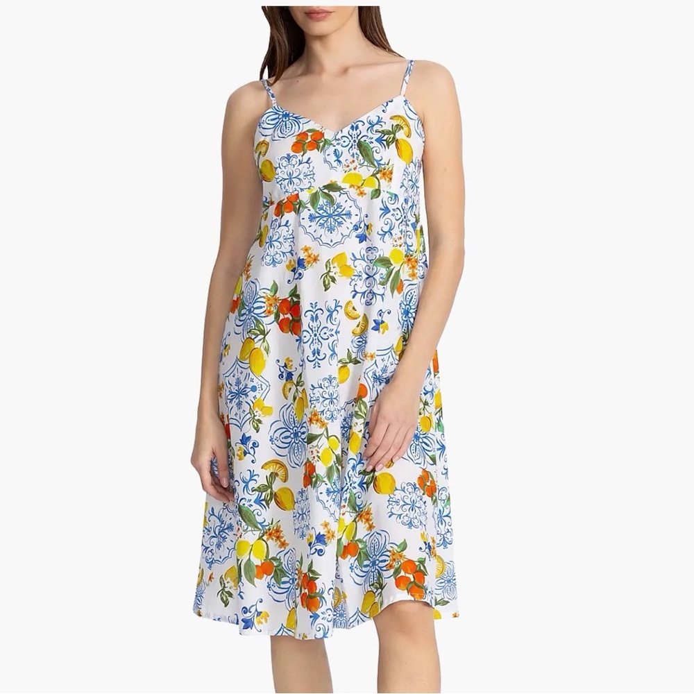 Johnny Was Citrus in Sorrento Sleep Dress, women’s size small